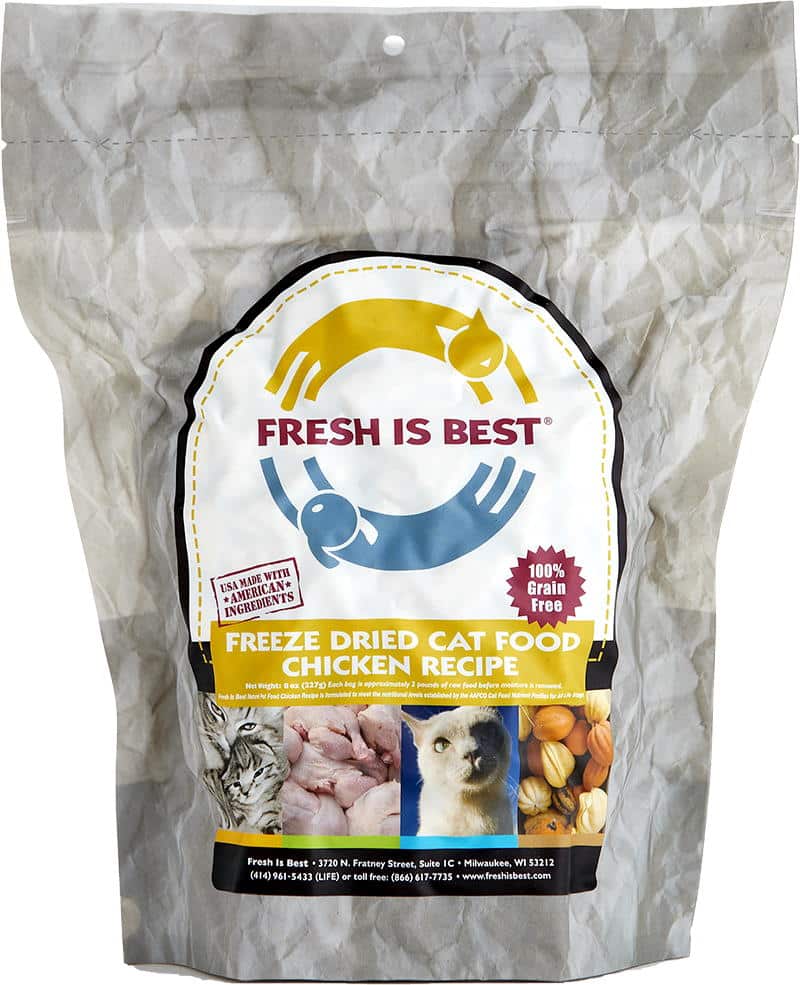 Fresh Is Best Freeze Dried Chicken Cat Food 8 oz