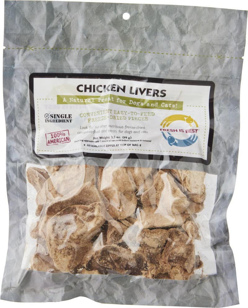 Fresh Is Best Freeze Dried Chicken Livers 3.5 oz